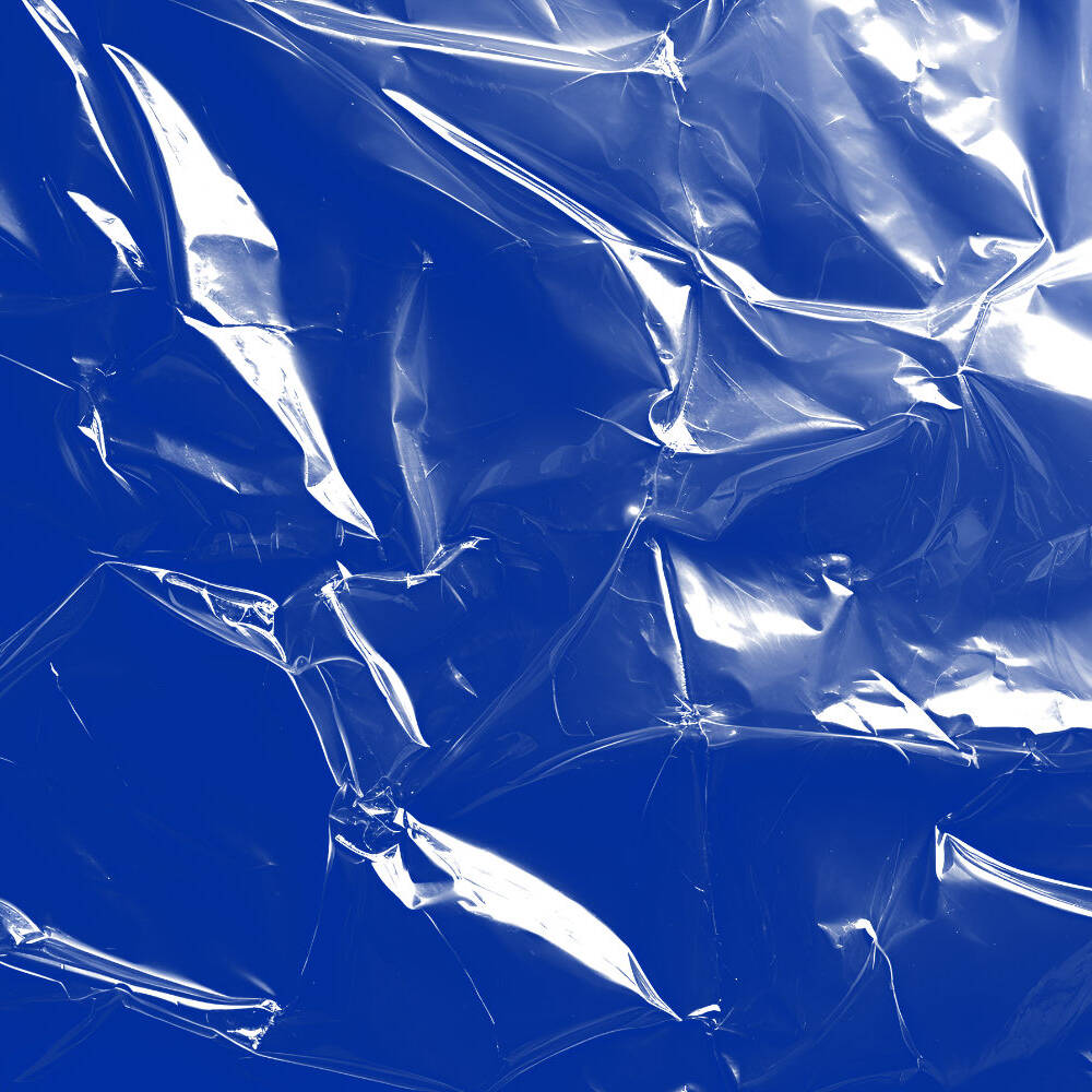 transparent wrinkled plastic wrap globex